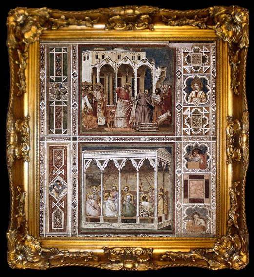 framed  GIOTTO di Bondone Decorative bands, ta009-2
